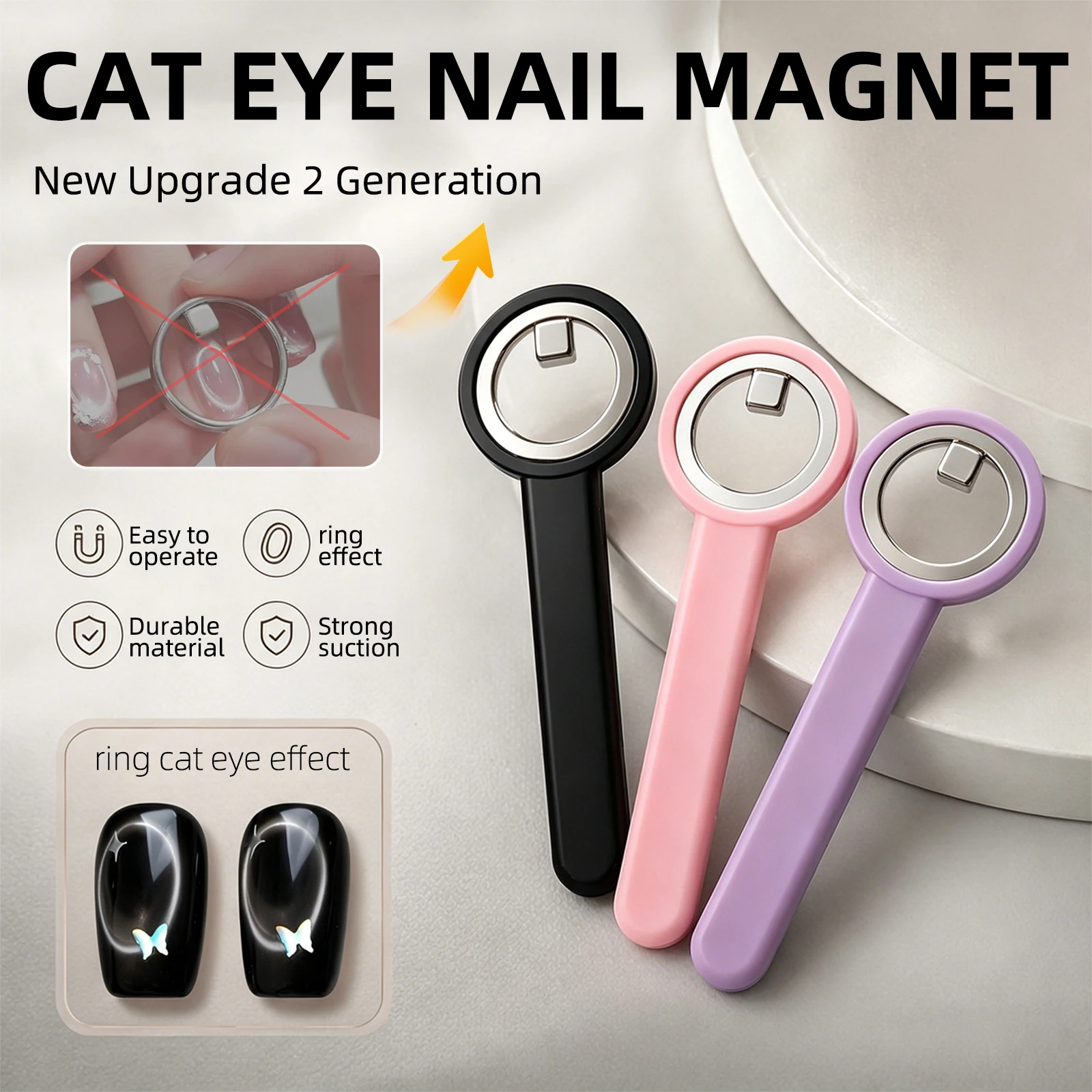 Contour Palette Stick - New Circular Ring Cat Eye Nail