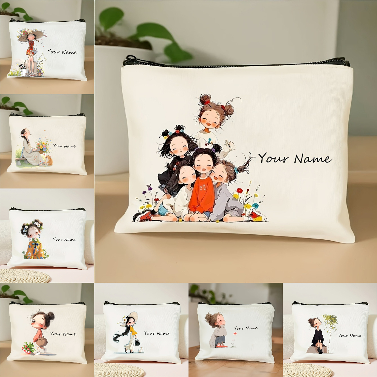 Beauty For You Makeup - Korean-Style Anime Girl Makeup Bag Custom