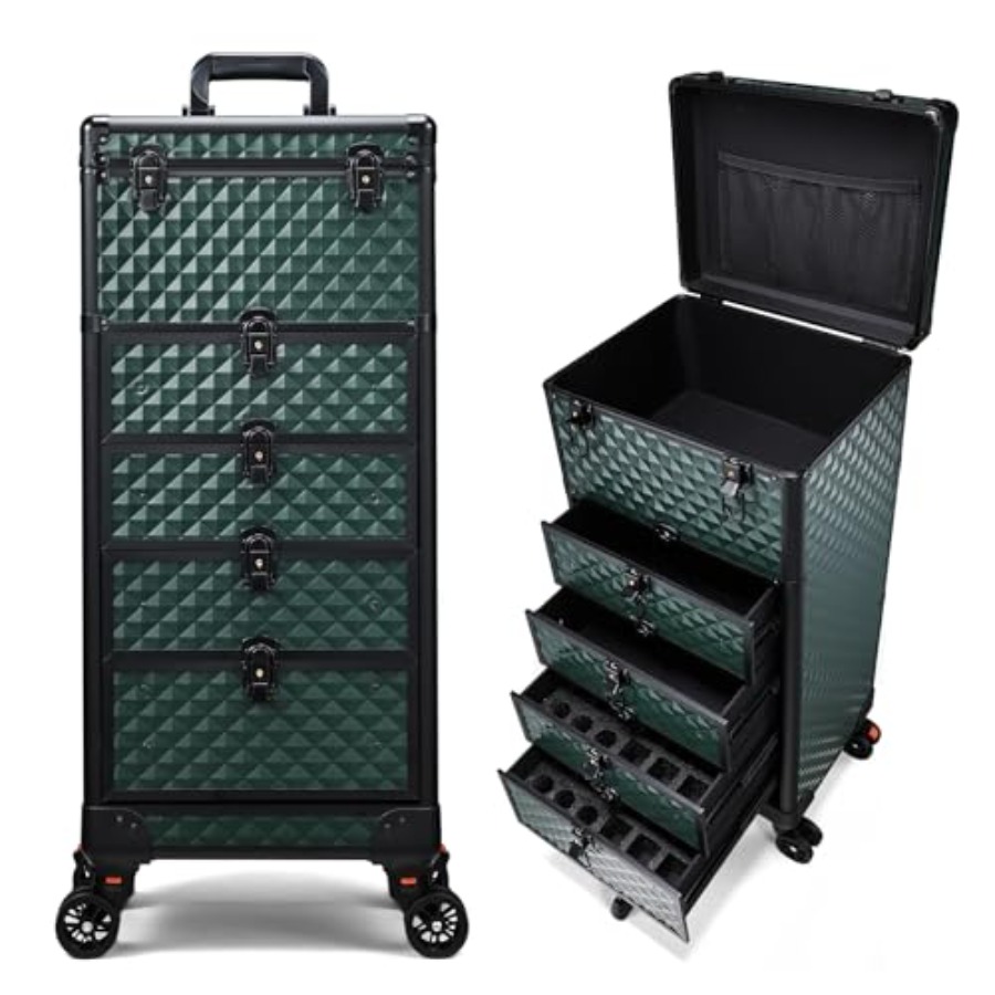 Beauty For You Makeup - Nail Salon Cart with 4 Drawers