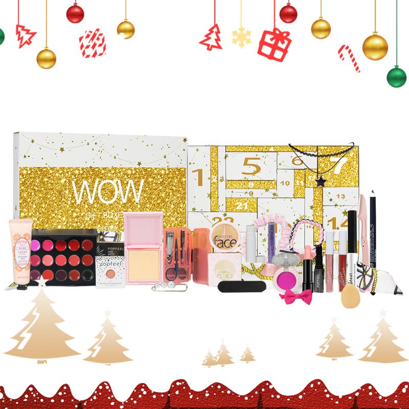 Beauty Makeup Advent Calendar - 2024 Beauty Holiday Calendar Makeup Set