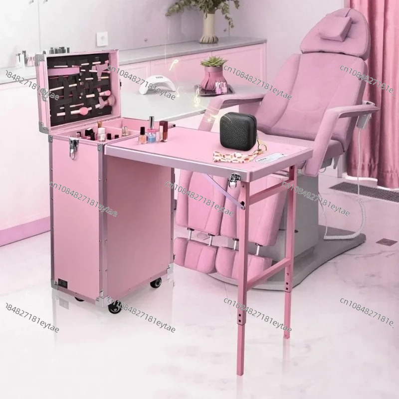 Manicure Table Foldable Nail T - Beauty Makeup Trolley reseña y precio