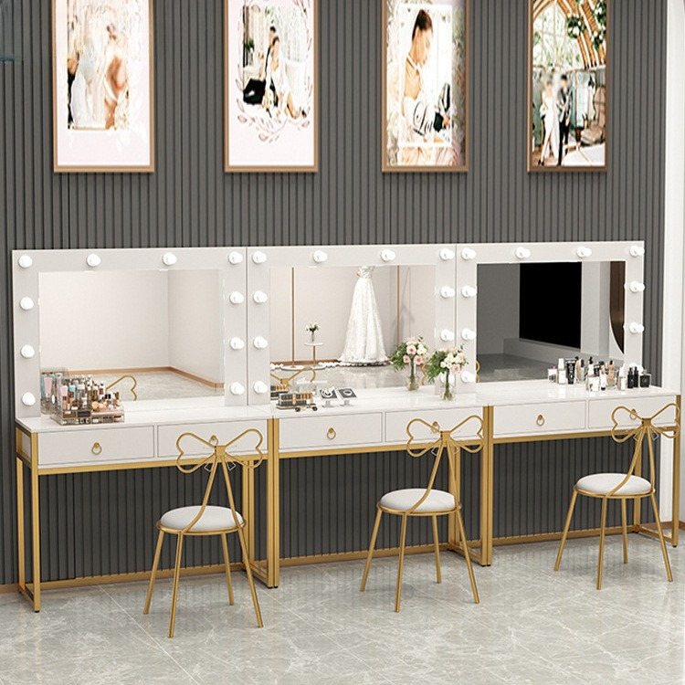 Dressing table with light mirr - Beauty Makeup Bridal reseña y precio