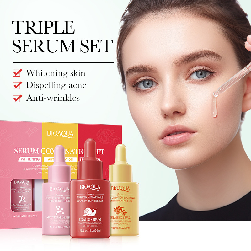 3pcs/set BIOAQUA Vitamin C Ret - Vitamin C Serum Face reseña y precio