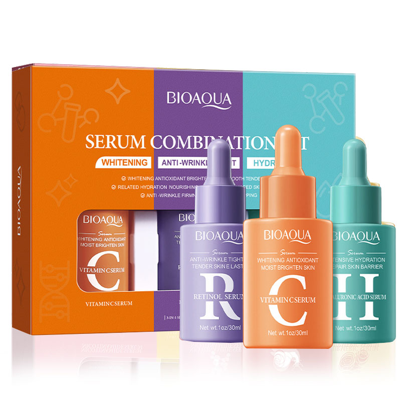 3pcs/set BIOAQUA Vitamin C Ret - Vitamin C Serum Face reseña y precio