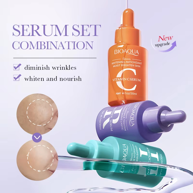 3pcs/set BIOAQUA Vitamin C Ret - Vitamin C Serum Face reseña y precio