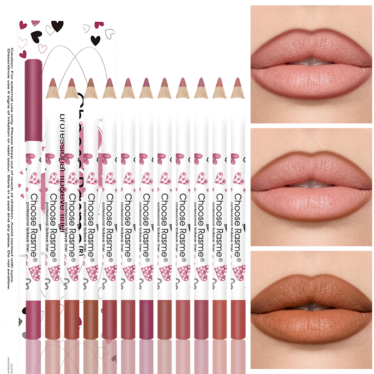 12 PCS Lipliner Suit Long Wate - Beauty Love Makeup reseña y precio