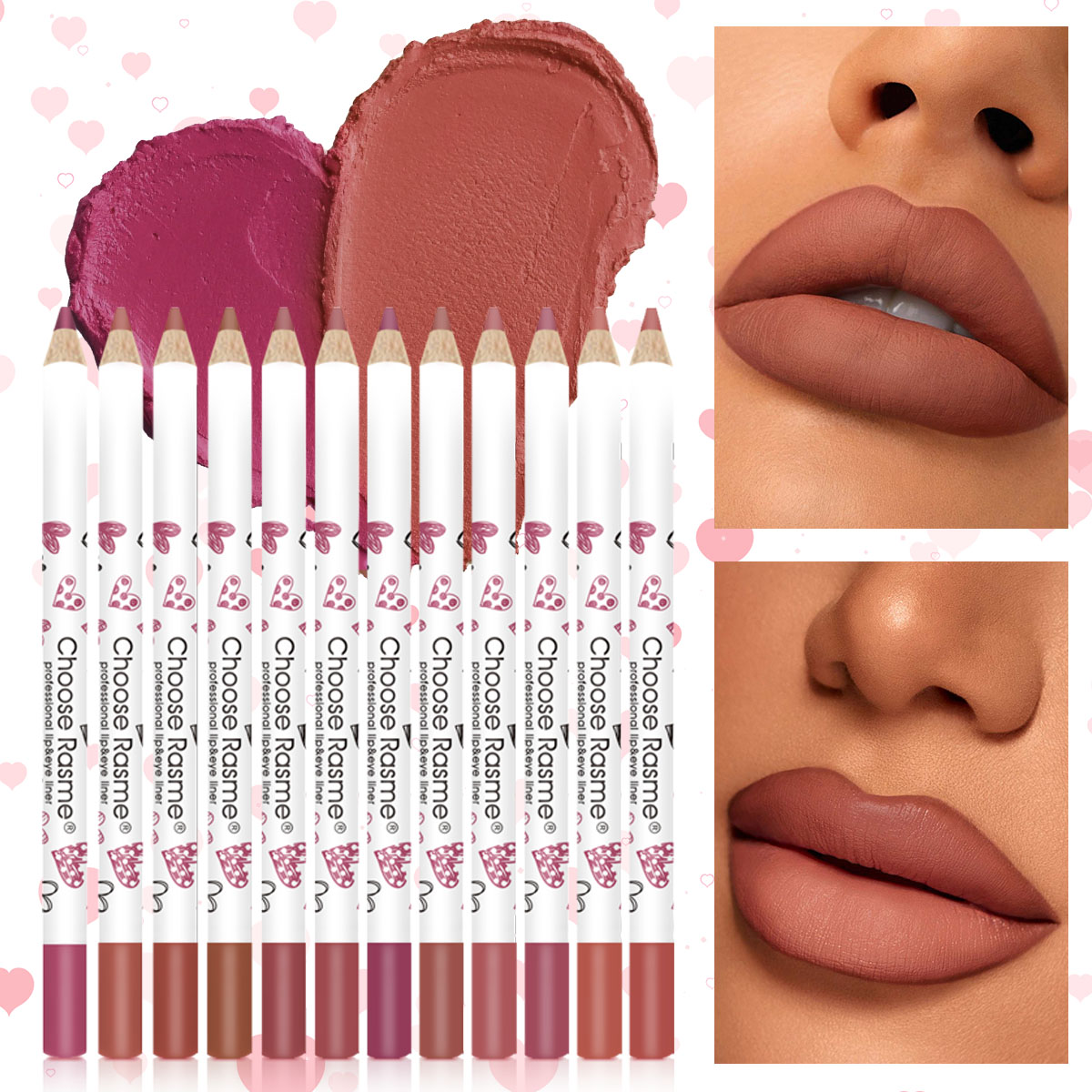 12 PCS Lipliner Suit Long Wate - Beauty Love Makeup reseña y precio