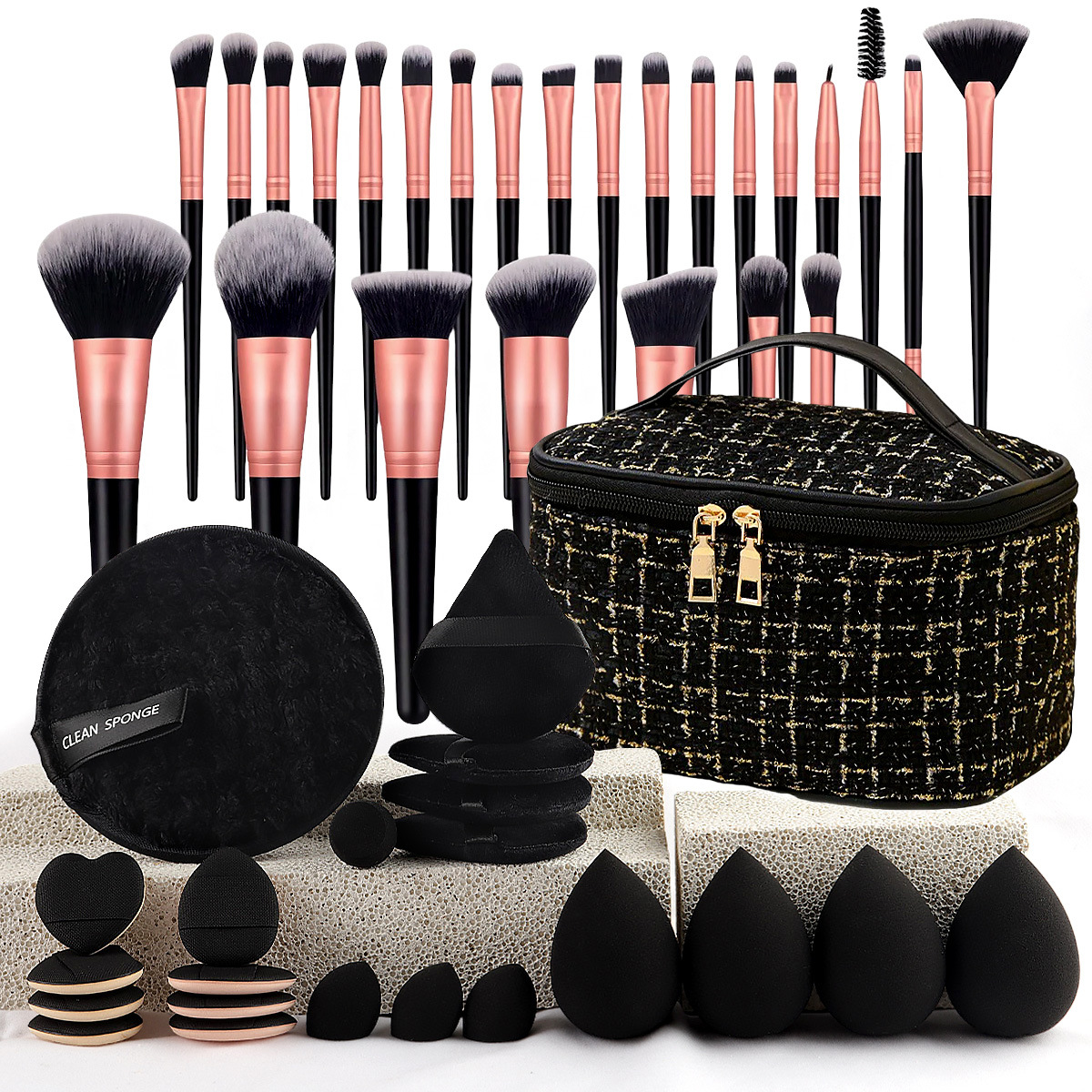 Makeup Brush Set Chic Fragranc - Beauty Makeup Kit reseña y precio
