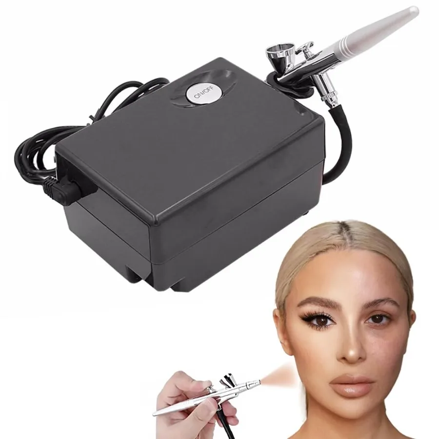 Airbrush Makeup Machine Kit wi - Beauty Makeup Kit reseña y precio