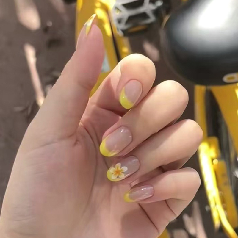 24Pcs Yellow Floral French Des - Contour Palette Stick reseña y precio