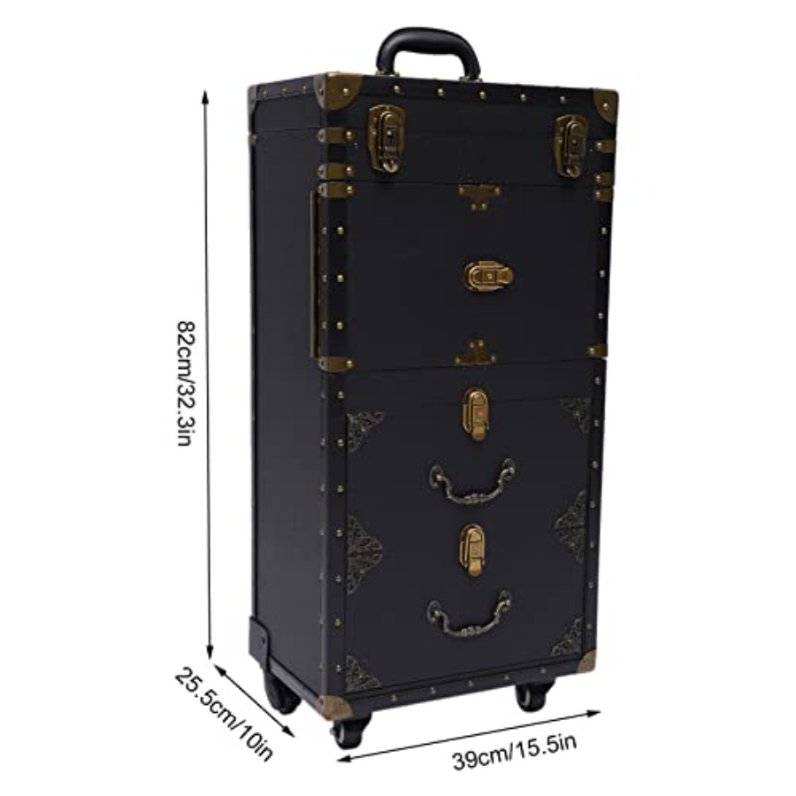 Rolling Lockable Makeup Train  - Beauty For You Makeup reseña y precio
