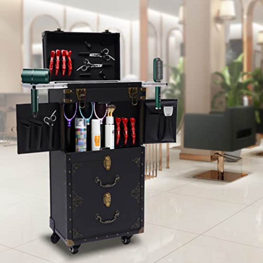 Rolling Lockable Makeup Train  - Beauty For You Makeup reseña y precio