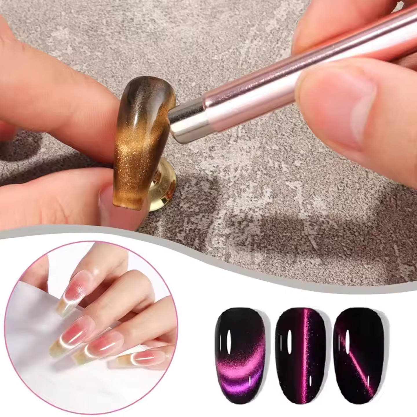 3 In 1 Dual Headed Cat Eye Nai - Contour Palette Stick reseña y precio