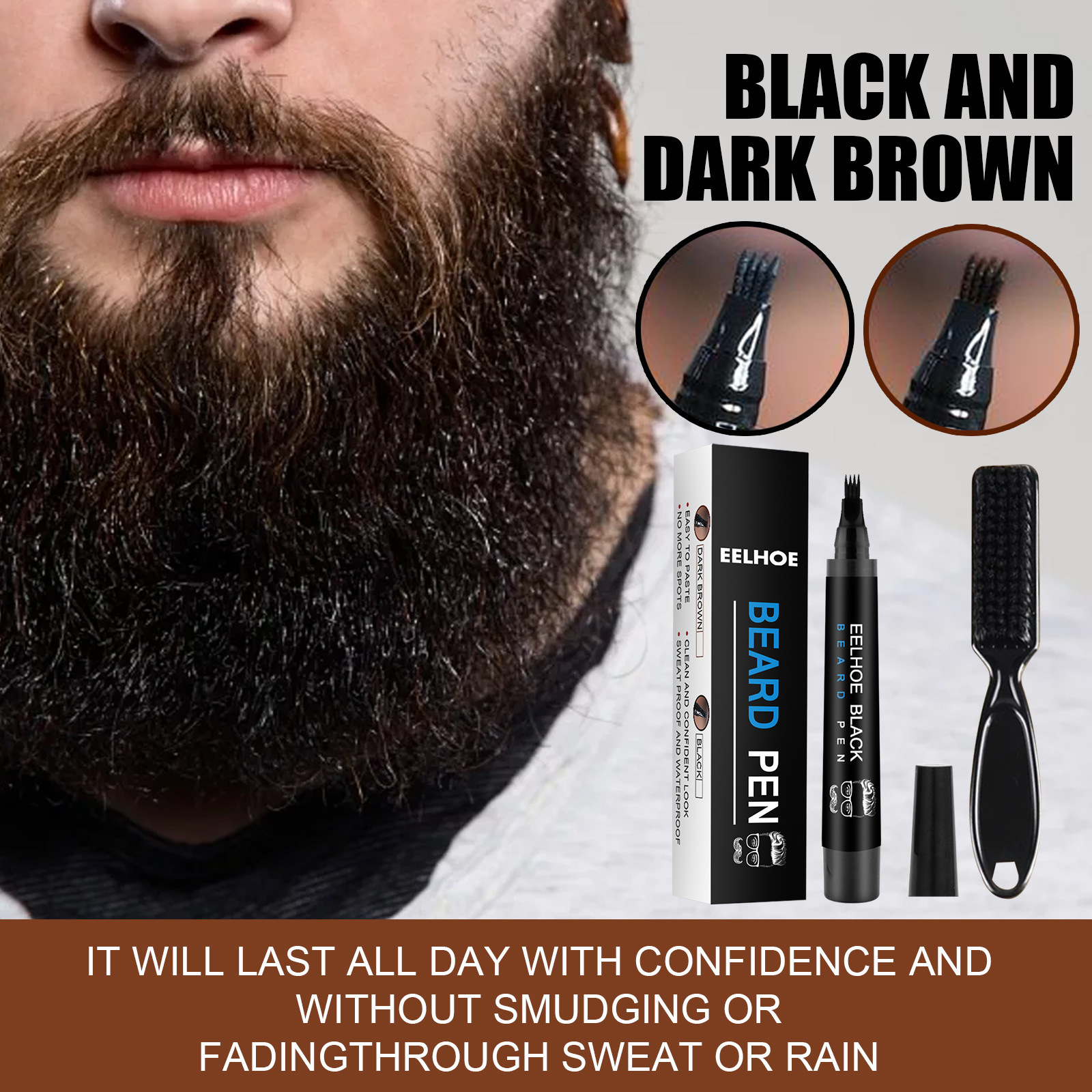 Beard Fillering Pen Kit Thicke - Beauty For You Makeup reseña y precio