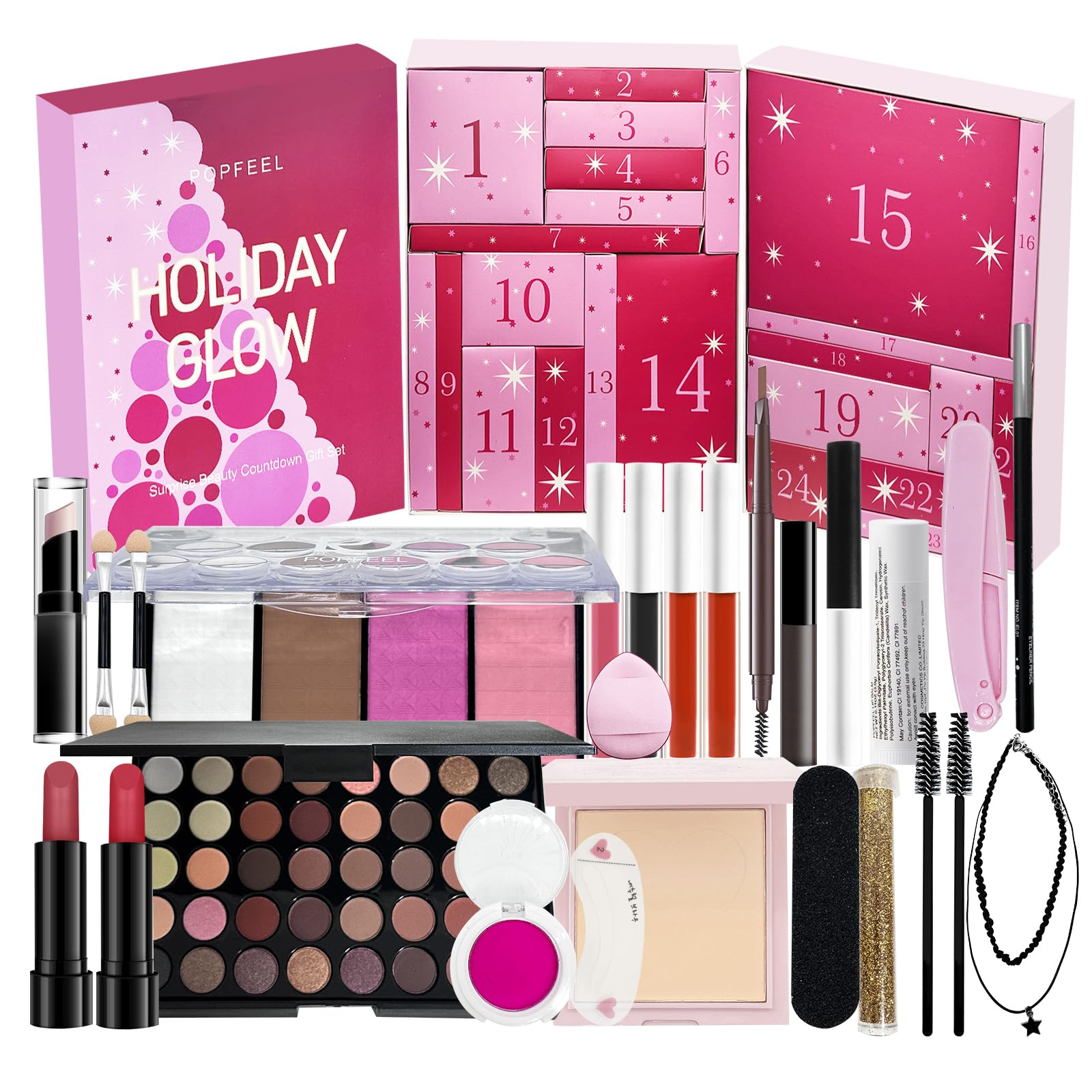 2025 Christmas Countdown Makeu - Beauty Makeup Advent Calendar reseña y precio