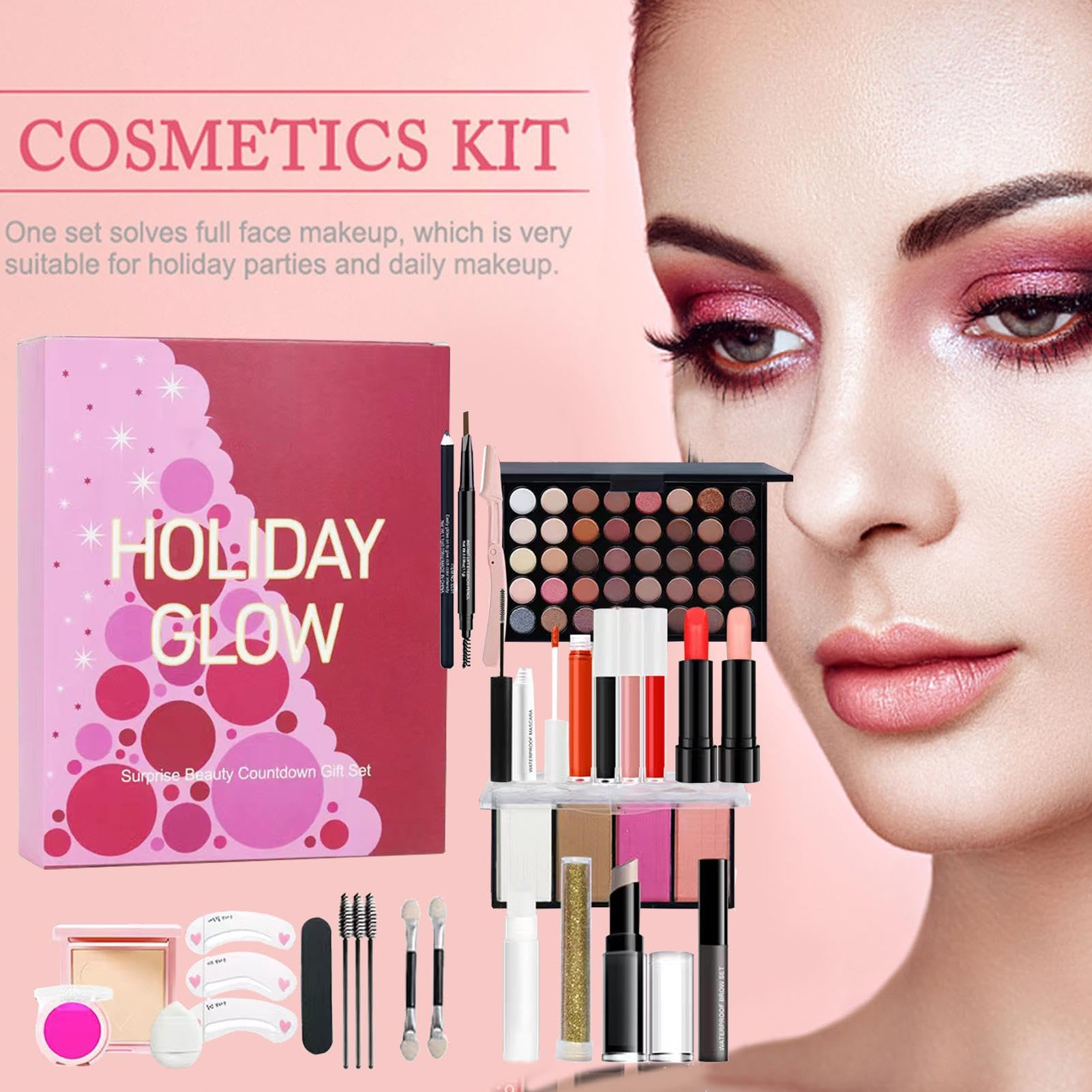2025 Christmas Countdown Makeu - Beauty Makeup Advent Calendar reseña y precio