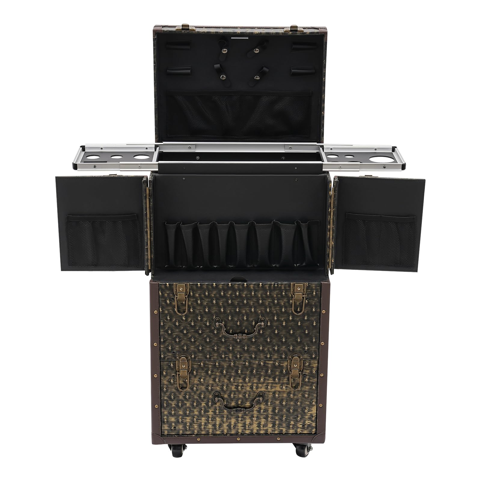 Rolling Lockable Makeup Train  - Beauty Makeup Trolley reseña y precio