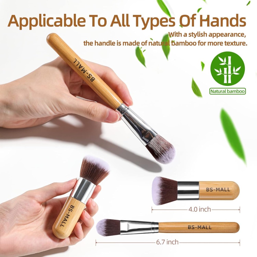 BS-MALL Makeup Brush Set 11Pcs - Beauty Makeup Background reseña y precio