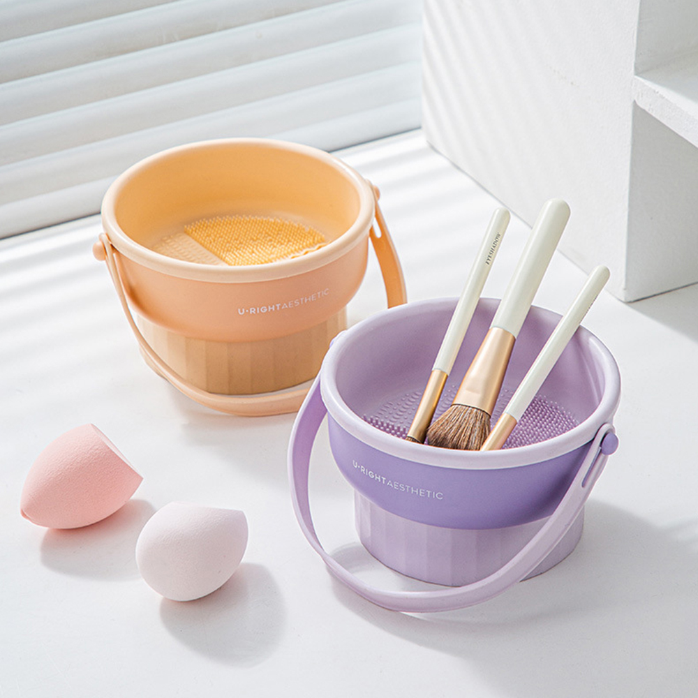 Makeup Brush Cleaning Bucket W - Beauty Makeup Background reseña y precio