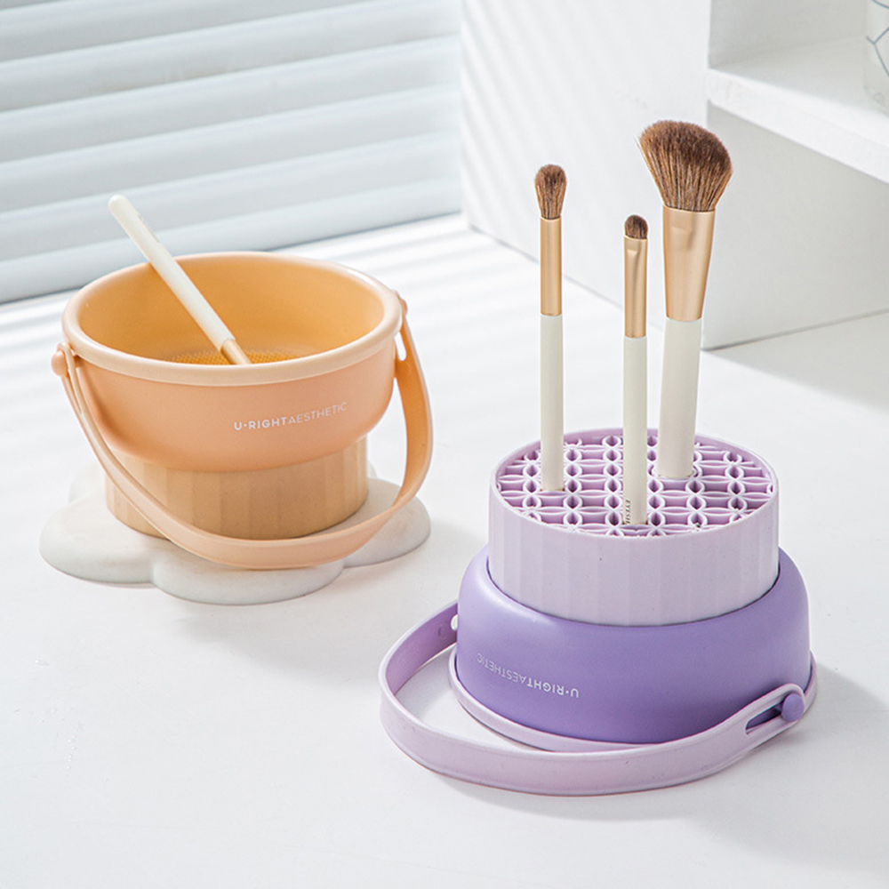 Makeup Brush Cleaning Bucket W - Beauty Makeup Background reseña y precio