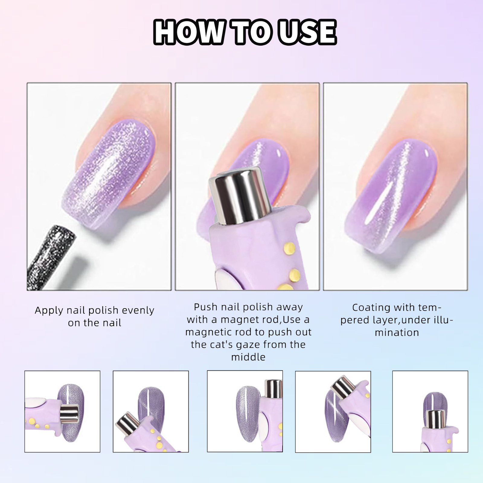 Dinosaur Nail Magnet Tool Doub - Contour Palette Stick reseña y precio