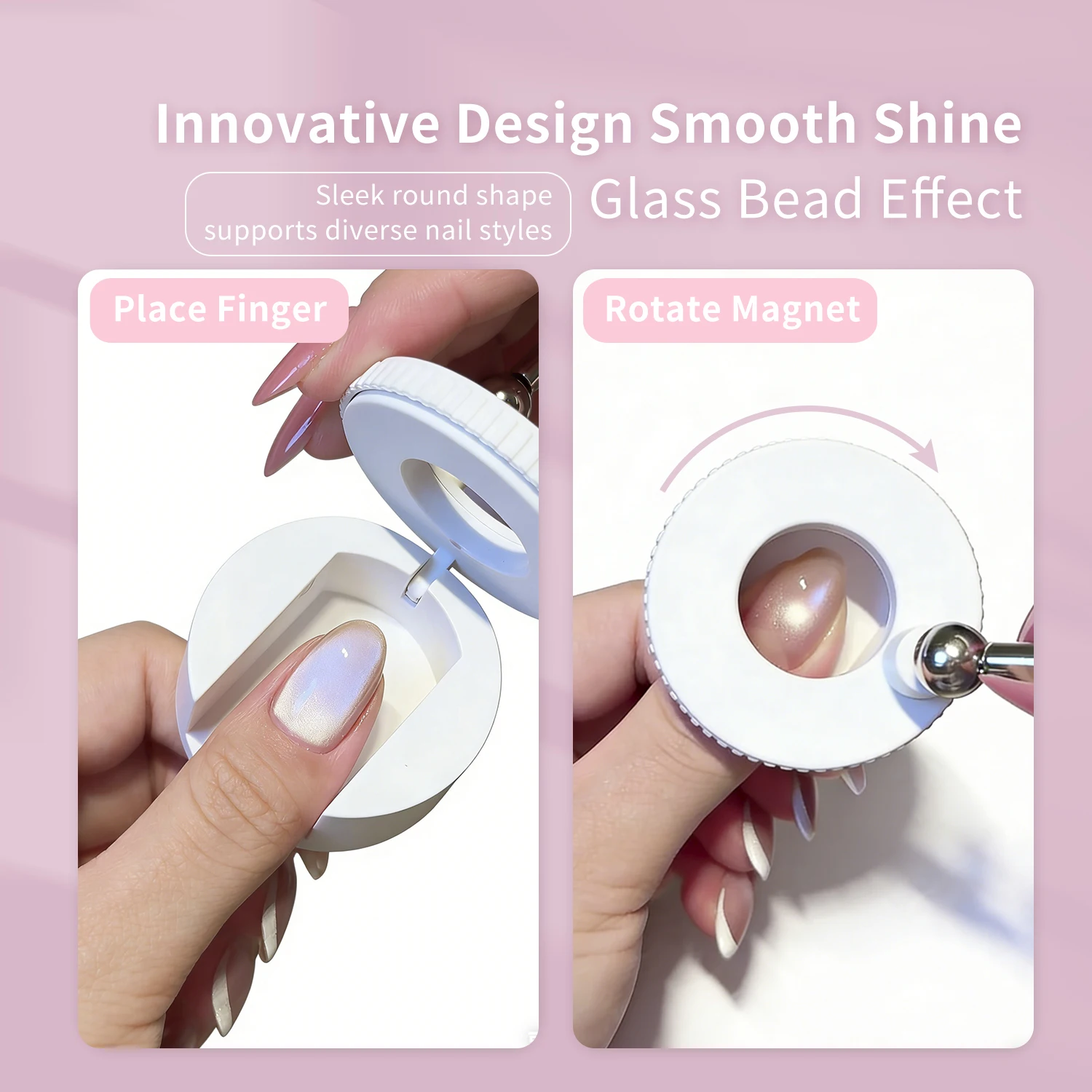 Manicure Magnet Glass Bead Cat - Contour Palette Stick reseña y precio