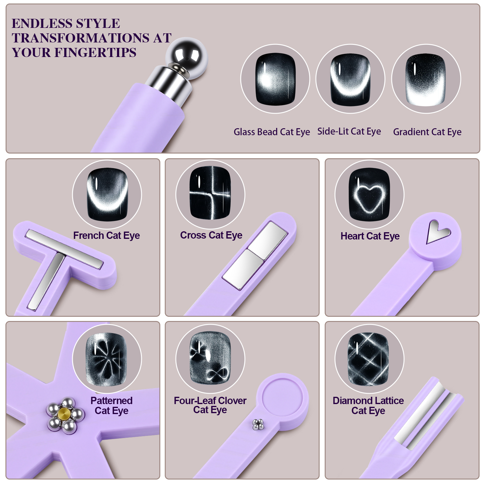 8In1 Nail Art Magnet Featuring - Contour Palette Stick reseña y precio