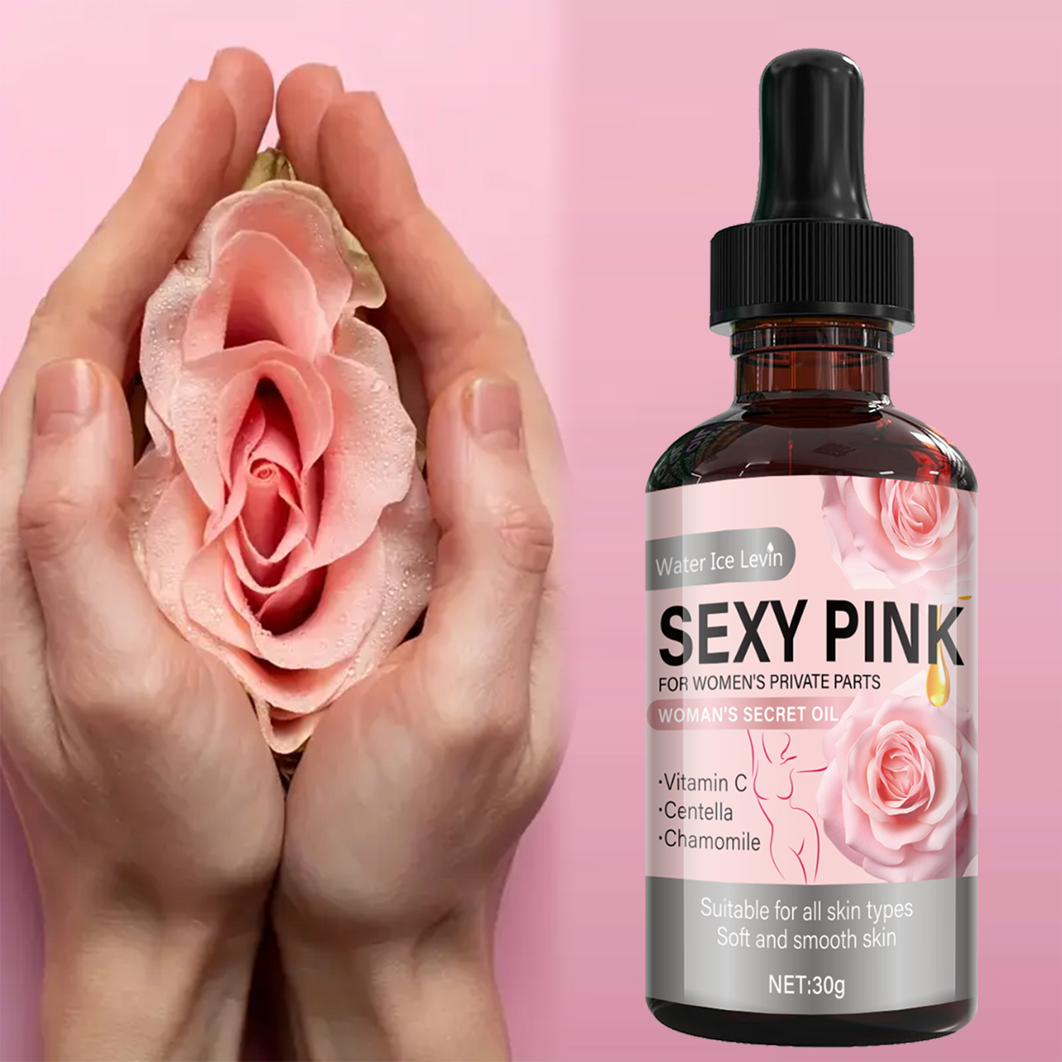 Secret Pink Intimate Oil Vitam - Vitamin C Serum Face reseña y precio