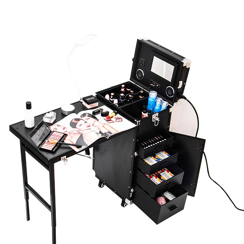 Professional Makeup Suitcase L - Beauty Makeup Trolley reseña y precio
