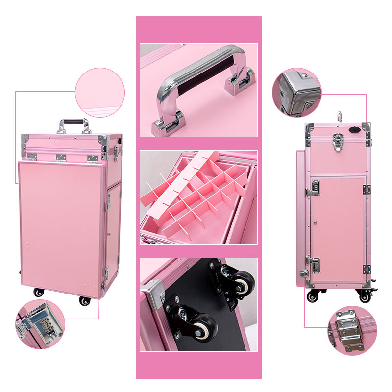 Professional Makeup Suitcase L - Beauty Makeup Trolley reseña y precio