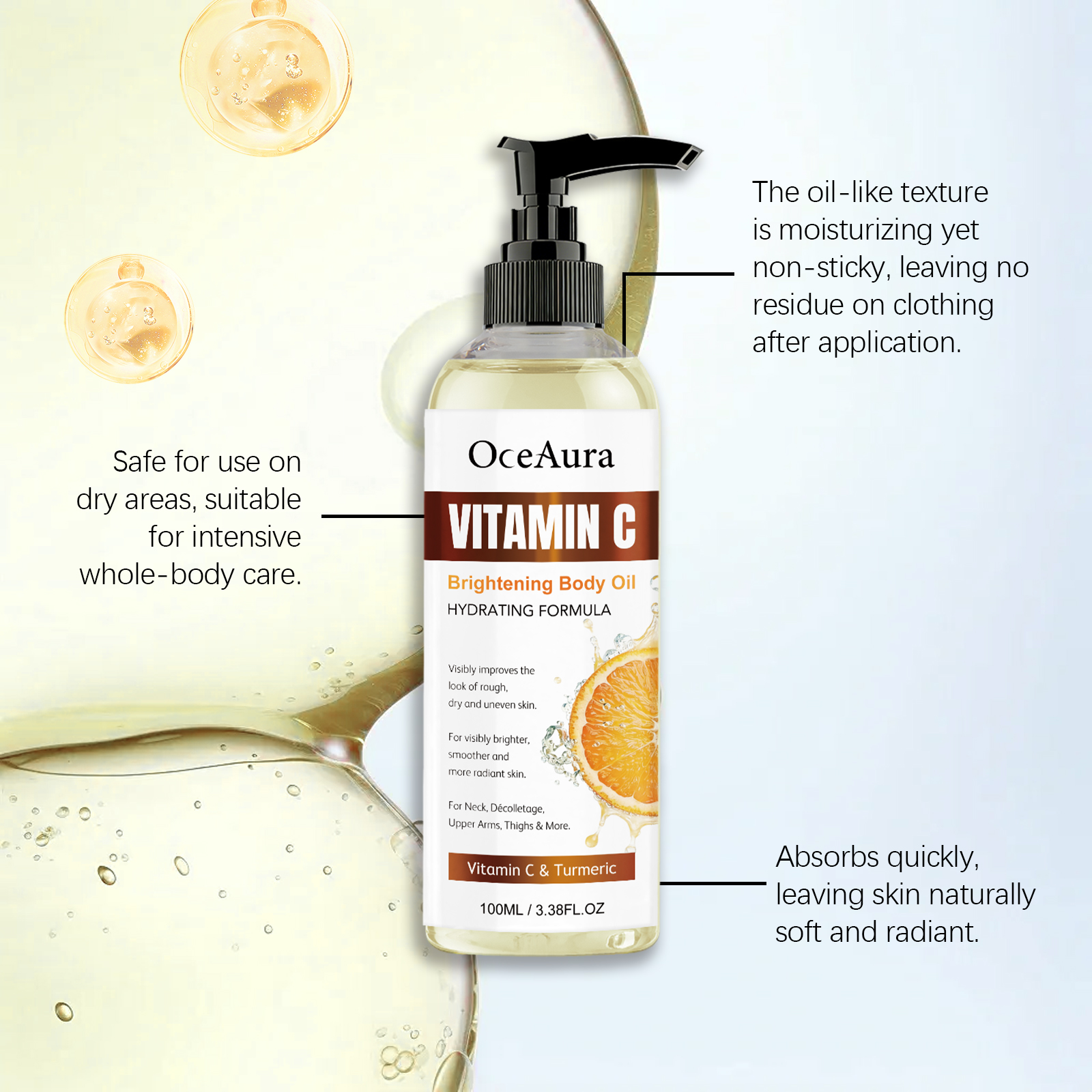 OceAura 100ml Vitamin C Skin C - Vitamin C Serum Face reseña y precio