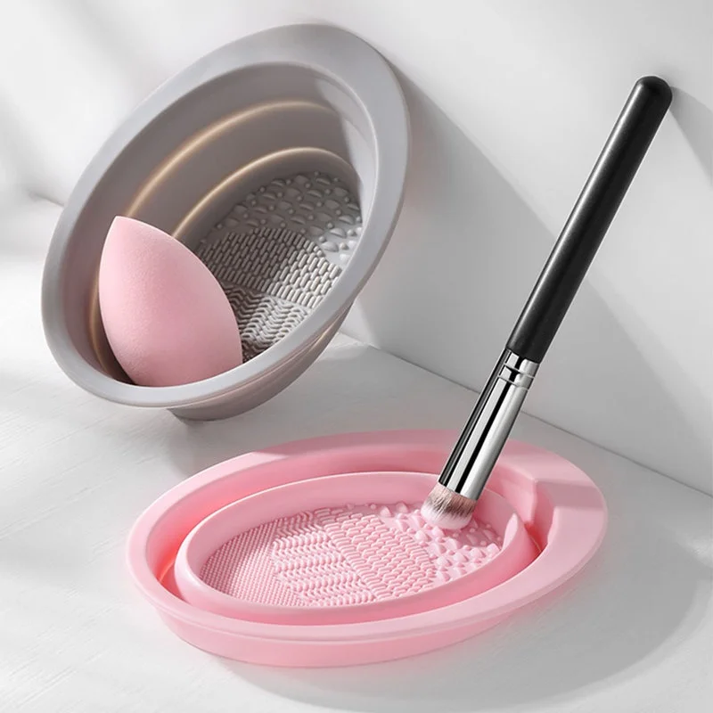 Foldable Silicone Makeup Brush - Beauty Makeup Background reseña y precio