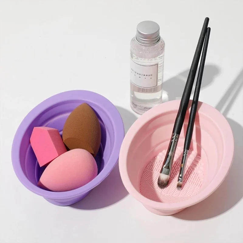 Foldable Silicone Makeup Brush - Beauty Makeup Background reseña y precio