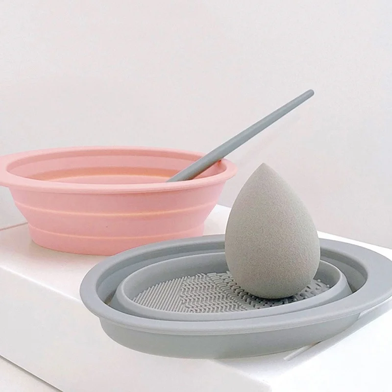 Foldable Silicone Makeup Brush - Beauty Makeup Background reseña y precio