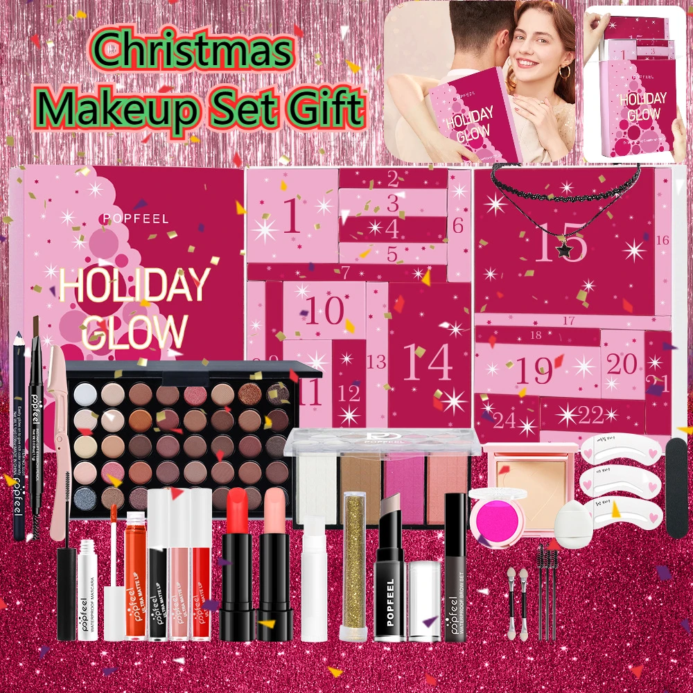 Christmas Countdown Makeup Set - Beauty Makeup Advent Calendar reseña y precio