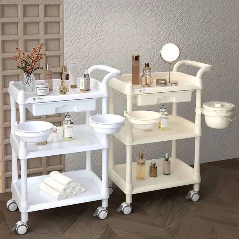 Cart Tool Rolling Salon Trolle - Beauty Makeup Trolley reseña y precio