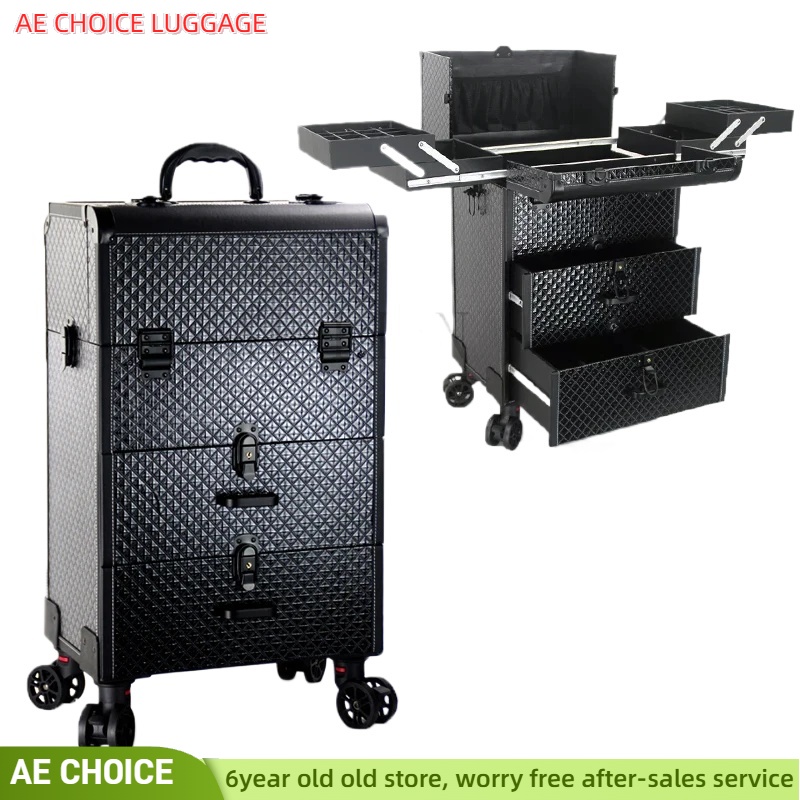 New Trolley cosmetic bag,rolli - Beauty Makeup Trolley reseña y precio
