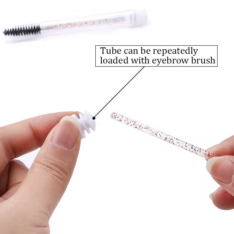 Eyelash Brush Tube With Eyebro - Beauty Makeup Background reseña y precio