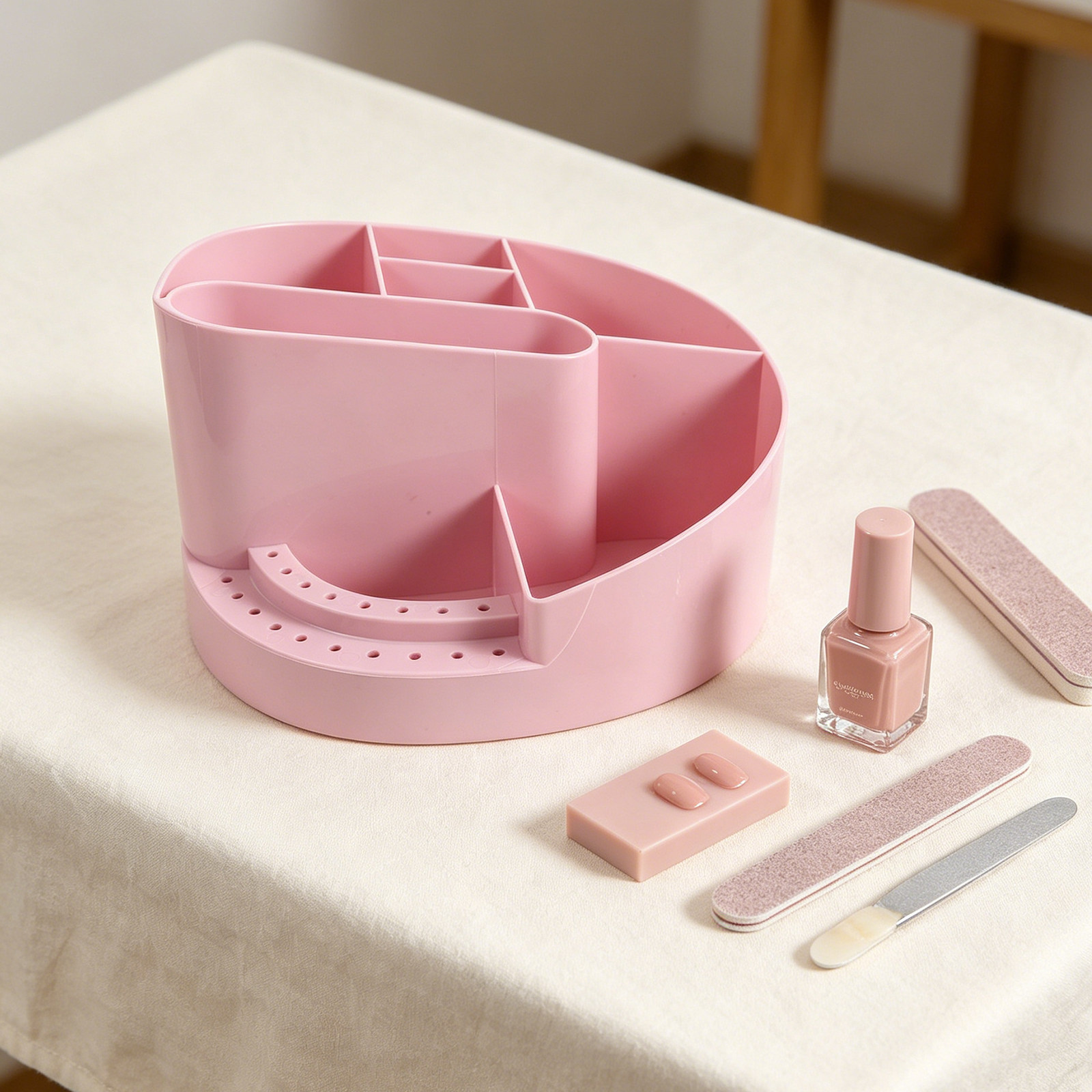 Large Transparent Nail Storage - Beauty Makeup Case reseña y precio