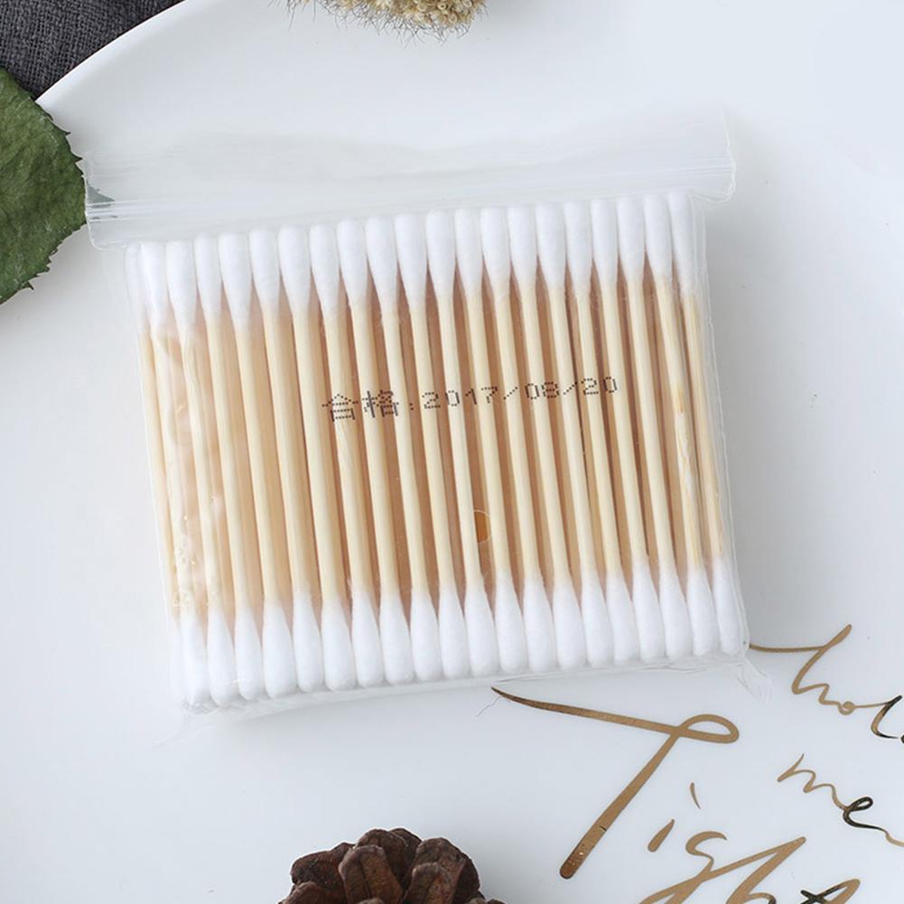 10/100pcs Disposable Cotton Sw - Beauty For You Makeup reseña y precio