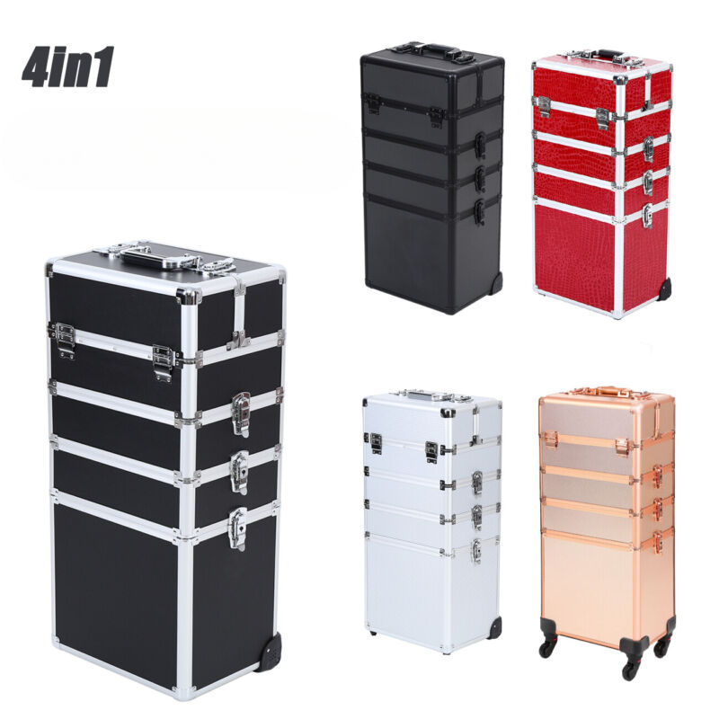 -4 In 1 Trolley Make Up Case H - Beauty Makeup Trolley reseña y precio