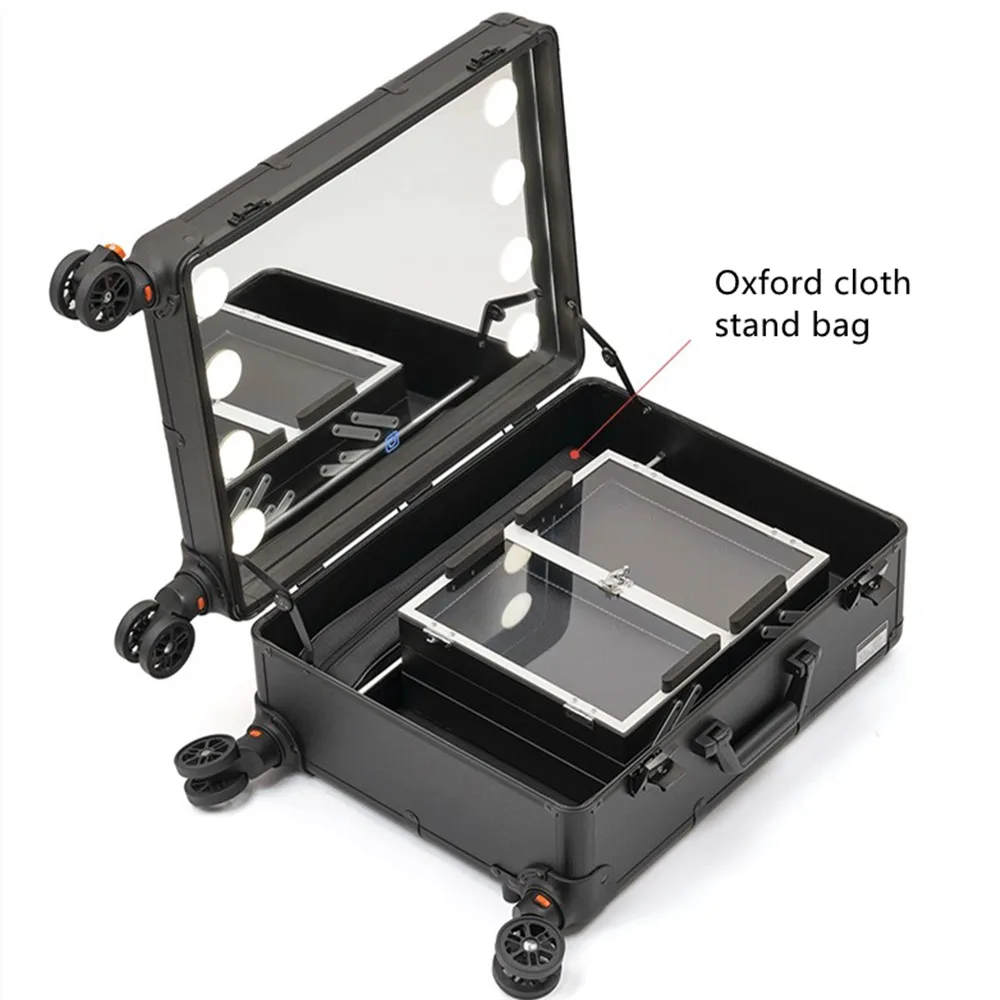 Aluminum Frame Professional Ro - Beauty Makeup Trolley reseña y precio
