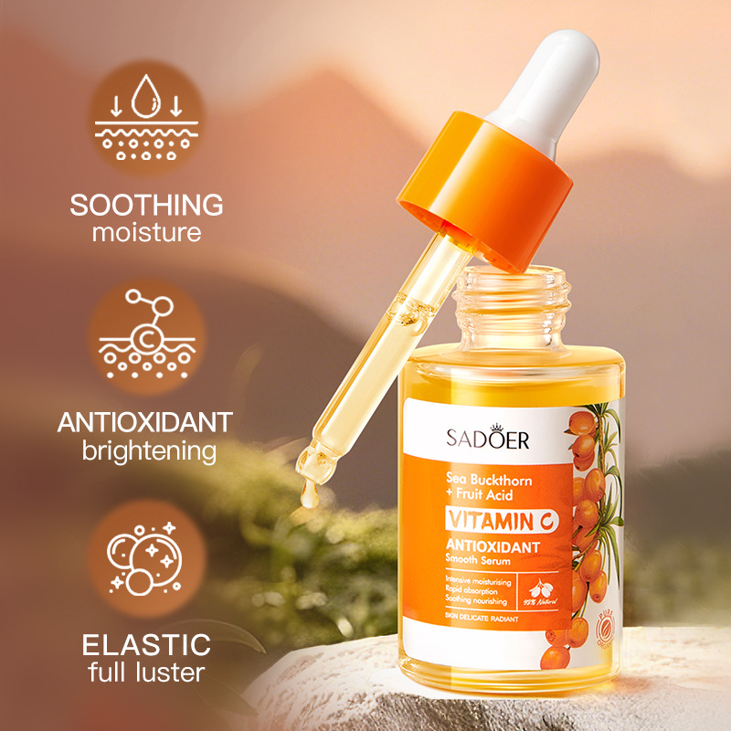 SADOER Sea Buckthorn Vitamin C - Vitamin C Serum Face reseña y precio