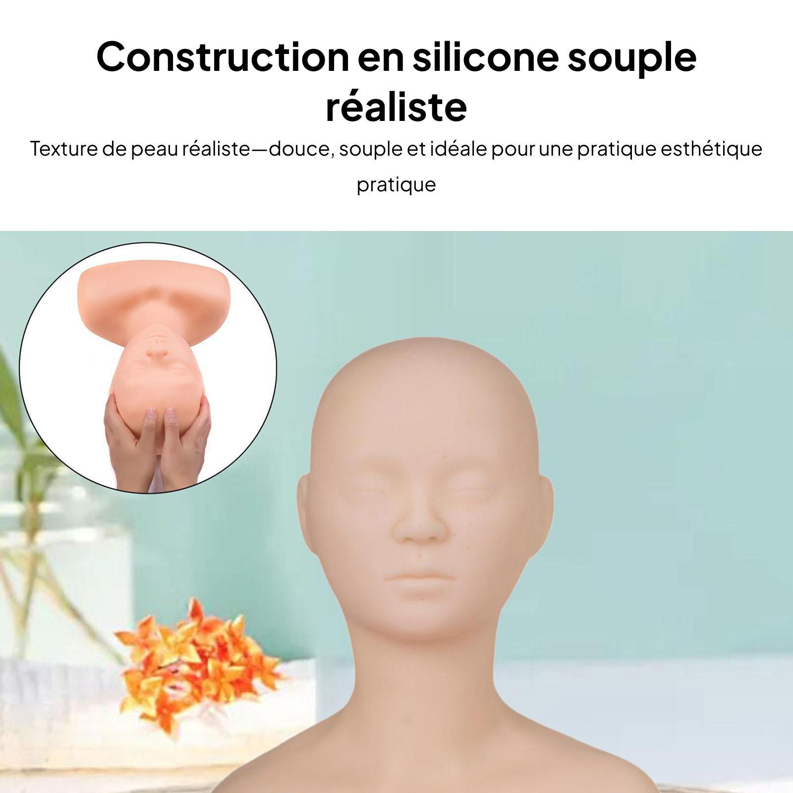 Training Mannequin Head Makeup - Beauty Makeup Salon reseña y precio