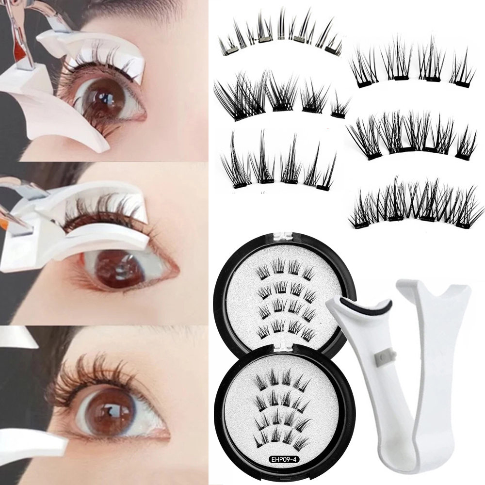 Glue-free Magnetic Eyelashes 3 - Beauty Makeup Supply reseña y precio