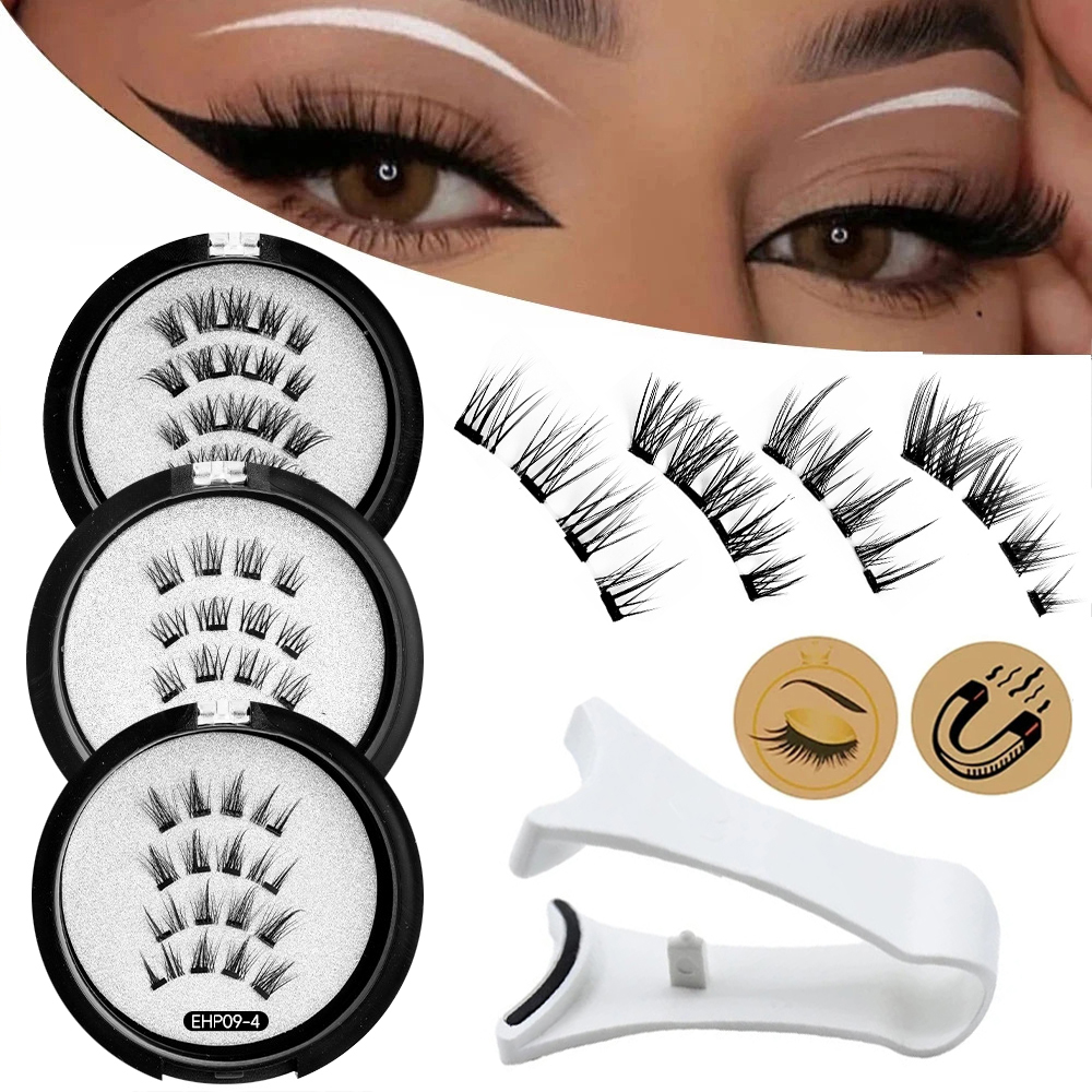 Glue-free Magnetic Eyelashes 3 - Beauty Makeup Supply reseña y precio