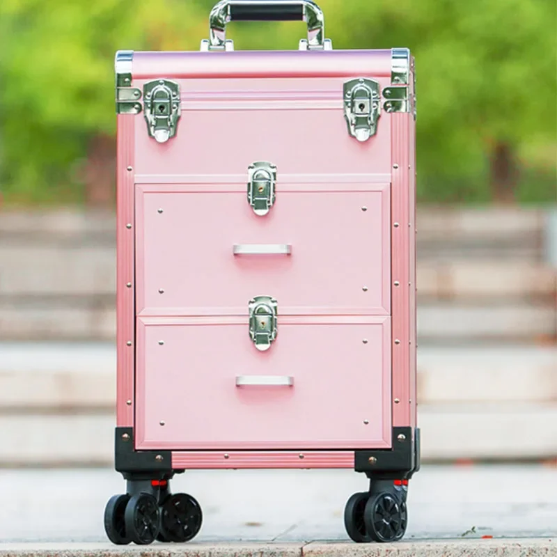 220V NEW Aluminum Alloy Profes - Beauty Makeup Trolley reseña y precio