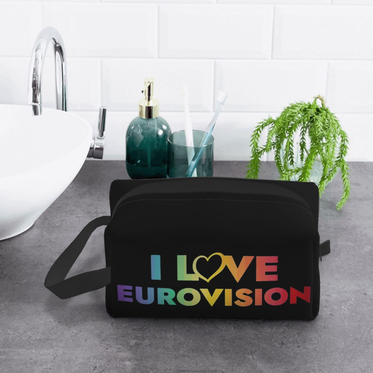 I Love Eurovision Makeup Bag C - Beauty Love Makeup reseña y precio
