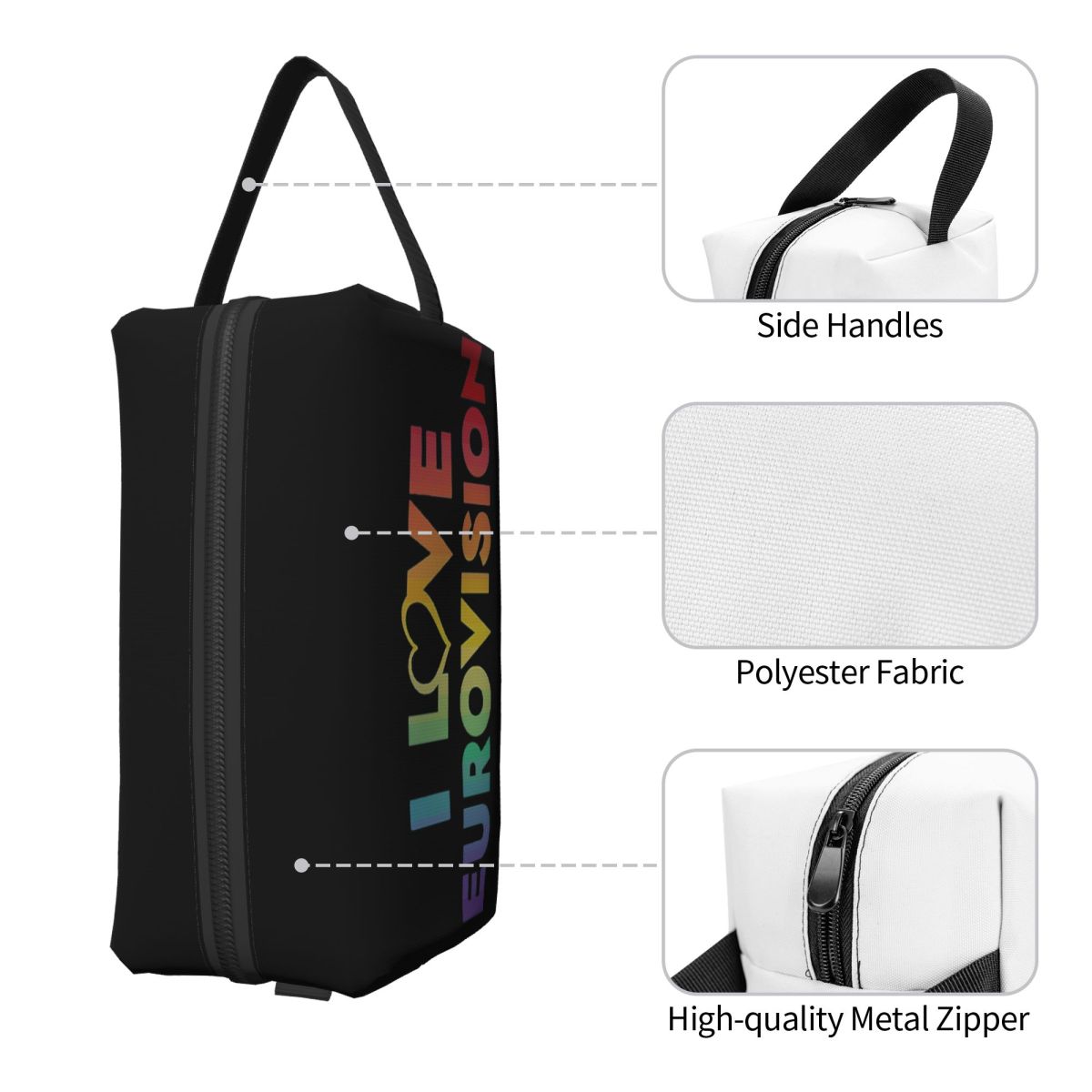 I Love Eurovision Makeup Bag C - Beauty Love Makeup reseña y precio