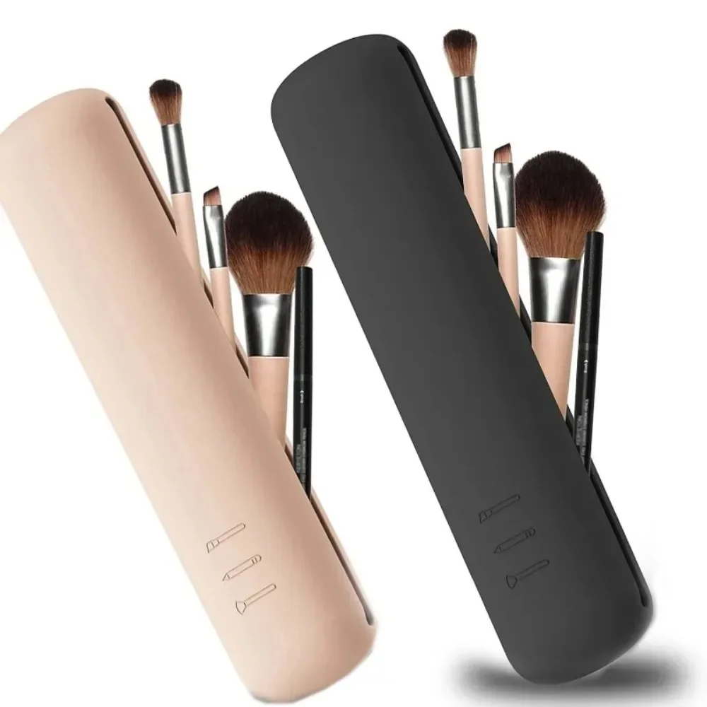 Travel Makeup Brush Holder Sil - Beauty Makeup Case reseña y precio